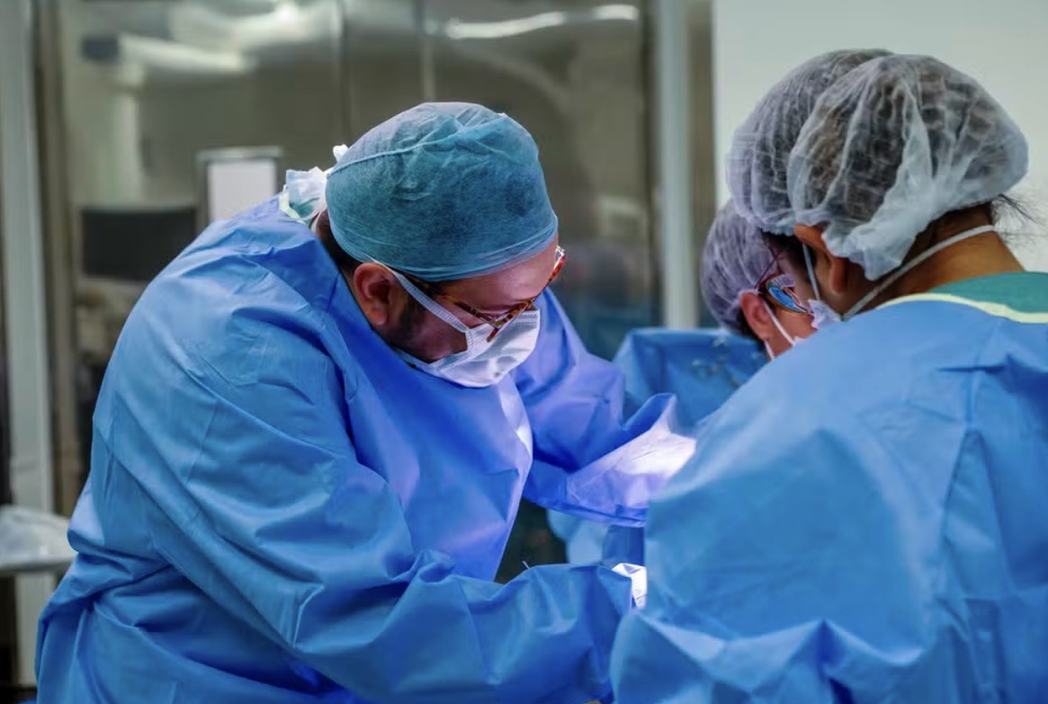 Cirurgiões utilizam MasSpec Pen para analisar células tumorais em tecidos — Foto: Divulgação/Hospital Israelita Albert Einstein