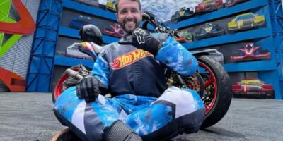 Lurrique Ferrari, piloto que morreu em acidente durante apresentação no Beto Carrero World — Foto: Arquivo Pessoal