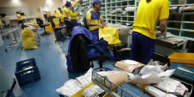 Correios em greve