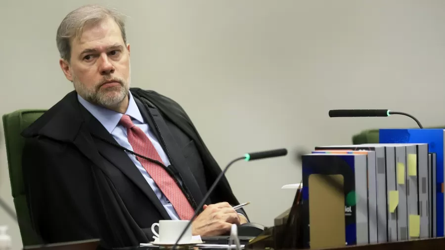 O ministro Dias Toffoli durante sessão da 2ª Turma do STF Imagem: Nelson Jr./SCO/STF