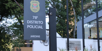 Fachada do 78° Distrito Policial (DP), nos Jardins, que investiga o caso — Foto: Divulgação/SSP