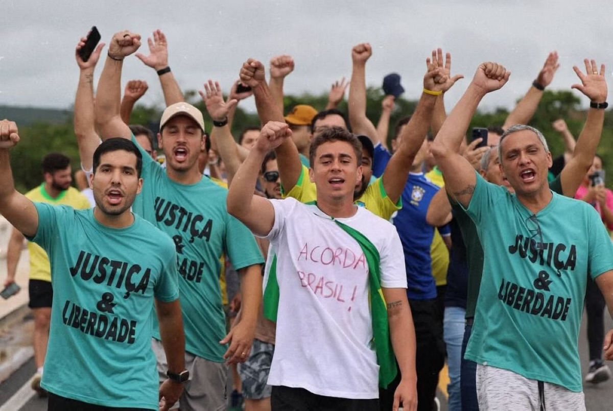 Caminhada de Nikolas Ferreira até Brasília teve início na segunda-feira (19/1), em Paracatu, no Norte de Minas Foto: Reprodução / Instagram / @nikolasferreiradm