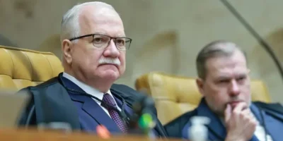 Edson Fachin e Dias Toffoli, durante sessão plenária do STF | Foto: Antonio Augusto/STF