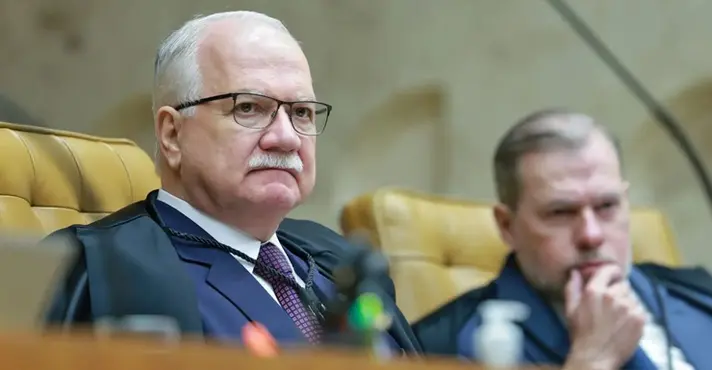 IMG_9129 - Diario do Povo Edson Fachin e Dias Toffoli, durante sessão plenária do STF | Foto: Antonio Augusto/STF